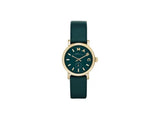 Marc Jacobs Baker Mini Green Dial Green Leather Strap Watch for Women - MBM1272