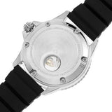 Emporio Armani Meccanico Automatic Black Dial Black Silicone Strap Watch For Men - AR60062