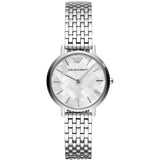 Emporio Armani Mother of Pearl Dial Silver Steel Strap Watch For Women - AR11112