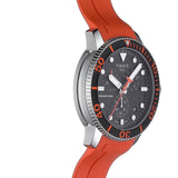 Tissot Seastar 1000 Chronograph Black Dial Orange Rubber Strap Watch For Men - T120.417.17.051.01