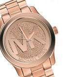 Michael Kors Runway Rose Gold Dial Rose Gold Steel Strap Watch for Women - MK5661