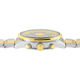 Seiko Sport Chronograph Black Dial Two Tone Steel Strap Watch for Men - SSB430P1