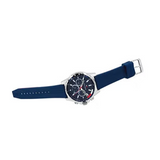 Tommy Hilfiger Mason Blue Dial Blue Rubber Strap Watch for Men - 1791791