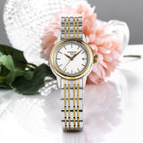 Tissot Carson Steel Lady White Dial Quartz Watch For Women - T085.210.22.011.00