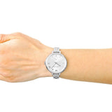 Marc Jacobs Sally Silver Dial Silver Stainless Steel Strap Watch for Women - MBM3362