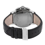 Gucci G Chrono Black Dial Black Leather Strap Watch For Men - YA101205