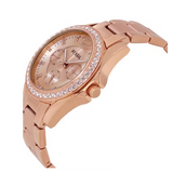 Fossil Riley Multifunction Rose Gold Dial Rose Gold Steel Strap Watch for Women - ES2811