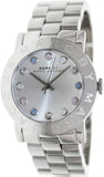 Marc Jacobs Amy Dexter Silver Dial Silver Steel Strap Watch for Women - MBM3214