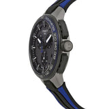 Tissot T Race Cycling Black Dial Two Tone Rubber Strap Watch For Men - T111.417.37.441.06