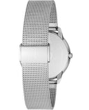 Calvin Klein Minimal Grey Dial Silver Mesh Bracelet Watch for Men - K3M211Y3