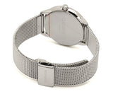 Calvin Klein Minimal Silver Dial Silver Mesh Bracelet Watch for Women - K3M2212Z