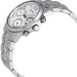 Guess Mini Sunrise Silver Dial Silver Steel Strap Watch For Women - W0448L1