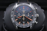 Tag Heuer Carrera Year of The Rabbit Automatic Chronograph Black Dial Black Leather Strap Watch for Men - CBN2A1L.FC6521