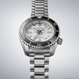 Seiko Prospex Sea Arctic Ocean GMT Limited Edition Silver Dial Silver Steel Strap Watch For Men - SPB439J1