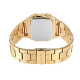 Fossil Retro Digital Gold Dial Gold Steel Strap Watch for Men - FS5843