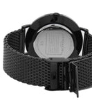 Coach Charles Black Dial Black Mesh Bracelet Watch for Men - 14602148