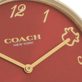 Coach Perry Red Dial Red Leather Strap Watch for Women - 14503722