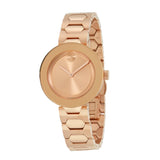 Movado Bold Rose Gold Dial Rose Gold Steel Strap Watch for Women - 3600387