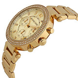 Michael Kors Parker Gold Dial Gold Steel Strap Watch for Women - MK5354