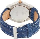 Guess Limelight Quartz Analog Blue Dial Blue Denim Strap Watch For Women - W0775l10