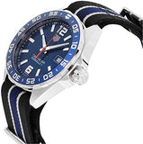 Tag Heuer Formula 1 Chronograph Blue Dial Two Tone NATO Strap Watch for Men - CAZ1014.FC8197