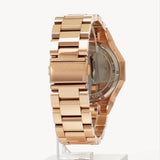 Michael Kors Raquel Analog Rose Gold Dial Rose Gold Steel Strap Watch For Women - MK4688