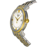 Tissot T Classic Bridgeport Silver Dial Two Tone Mesh Bracelet Watch For Men - T097.410.22.038.00