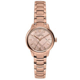 Burberry The Classic Rose Gold Dial Rose Gold Steel Strap Watch for Women - BU10116