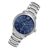 Burberry The Classic Blue Dial Silver Steel Strap Watch for Men - BU10007