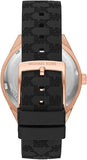 Michael Kors Jessa Quartz Black Dial Black Silicone Strap Watch For Women - MK7266