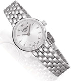 Tissot T Lady Lovely Silver Dial Silver Steel Strap Watch For Women - T058.009.11.031.00