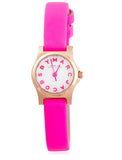 Marc Jacobs Henry White Dial Pink Leather Strap Watch for Women - MBM1237