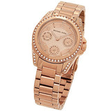 Michael Kors Blair Rose Gold Dial Rose Gold Steel Strap Watch for Women - MK5613