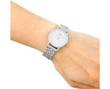 Tissot Everytime Small White Dial Silver Mesh Bracelet Watch For Women - T109.210.11.031.00