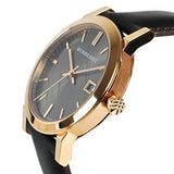 Burberry The City Brown Dial Brown Leather Strap Watch for Men - BU9013