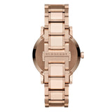 Burberry The City Light Brown Dial Rose Gold Steel Strap Watch for Women - BU9005