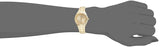 Guess Cosmo Diamonds Gold Dial Gold Steel Strap Watch For Women - GW0033L2