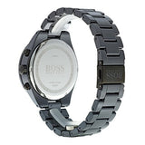 Hugo Boss Talent Black Ceramic Dial Black Steel Strap Watch for Men - 1513581