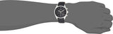 Hugo Boss Champion Black Dial Black Leather Strap Watch for Men - 1513816