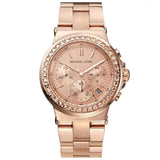 Michael Kors Dylan Rose Gold Rose Gold Steel Strap Watch for Women - MK5586