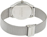 Calvin Klein Minimal Silver Dial Silver Mesh Bracelet Watch for Men - K3M2112Z