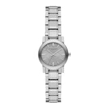 Burberry The City Diamonds Silver Dial Silver Steel Strap Watch for Women - BU9229