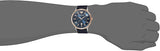 Emporio Armani Renato Analog Blue Dial Black Leather Strap Watch For Men - AR2506