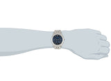 Emporio Armani Luigi Chronograph Quartz Blue Dial Silver Steel Strap Watch For Men - AR1974