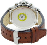 Tommy Hilfiger Landon Chronograph White Dial Brown Leather Strap Watch for Men - 1791531