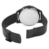 Tommy Hilfiger Damon Quartz Black Dial Black Mesh Bracelet Watch for Men - 1791420