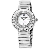 Swarovski Lovely Crystal Mother of Pearl Dial Silver Steel Strap Watch for Women - 1160307