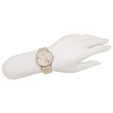 Coach Perry Beige Floral Dial Beige Leather Strap Watch for Women - 14503293