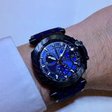 Tissot T Race Chronograph Blue Dial Blue Silicon Strap Watch For Men - T115.417.37.041.00