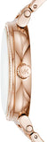 Michael Kors Sofie Quartz Rose Gold Dial Rose Gold Steel Strap Watch For Women - MK3882